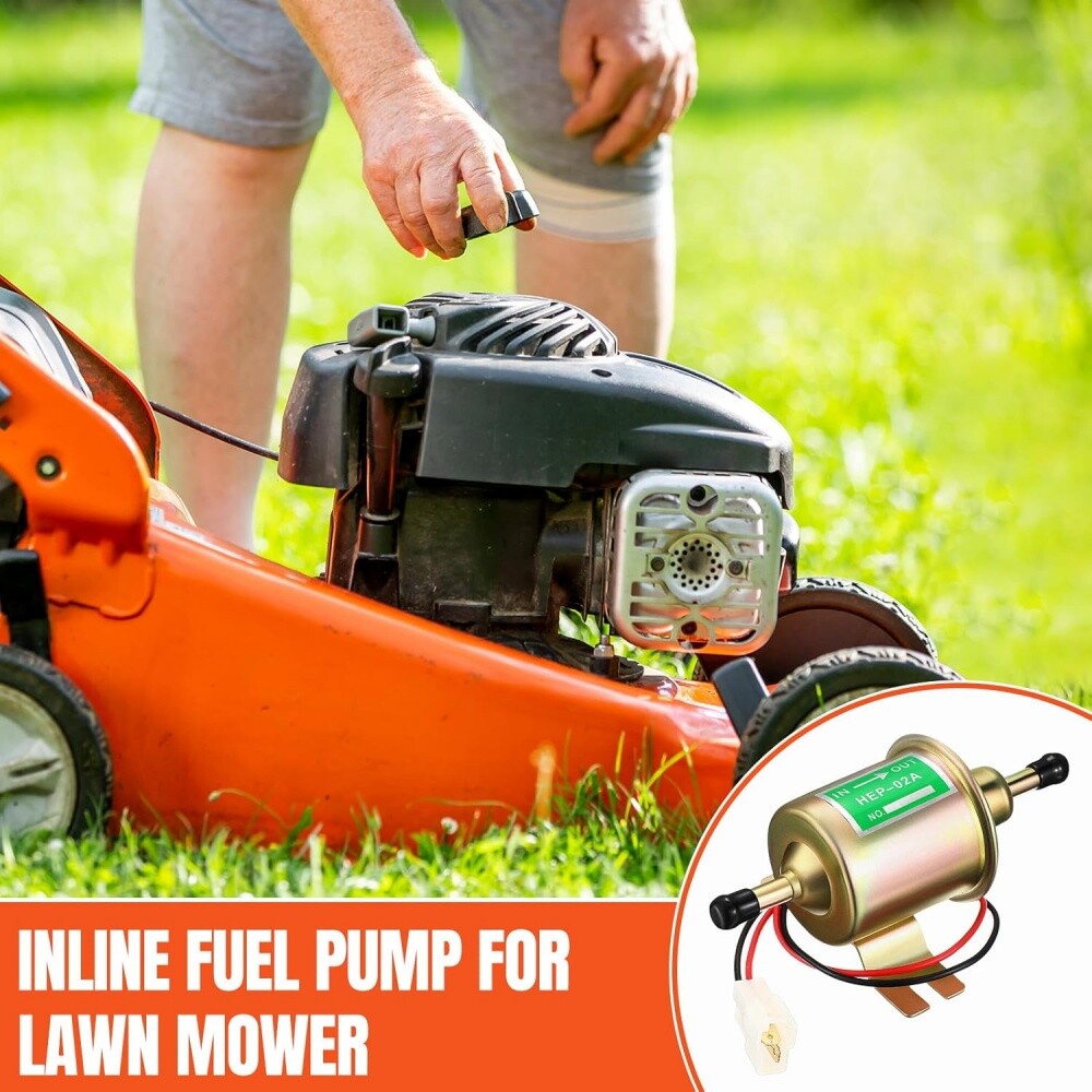 2 Pack 12V Electric Fuel Pump HEP-02A Universal Gas Diesel Inline Low Pressure