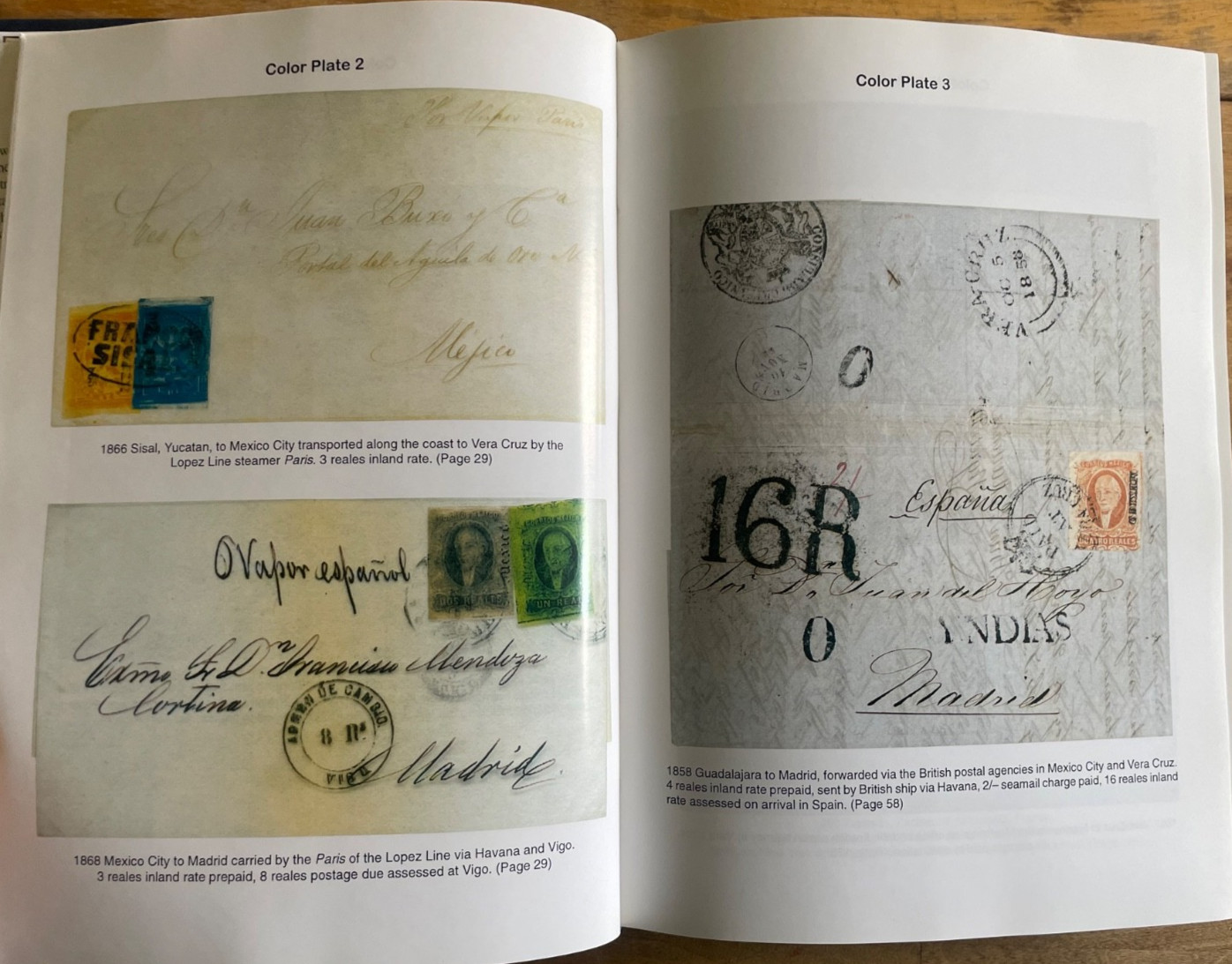 4-item lot Mexican Philately. Pulver Introduction, Maritime, Revolution British