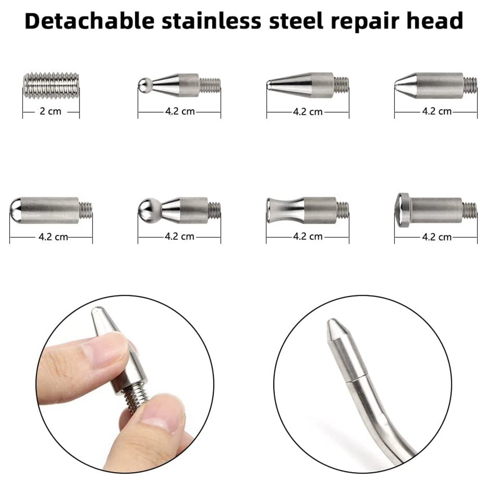 5 pcs Car Dent Repair Kits Paintless Puller Rods Removal Tools auto body