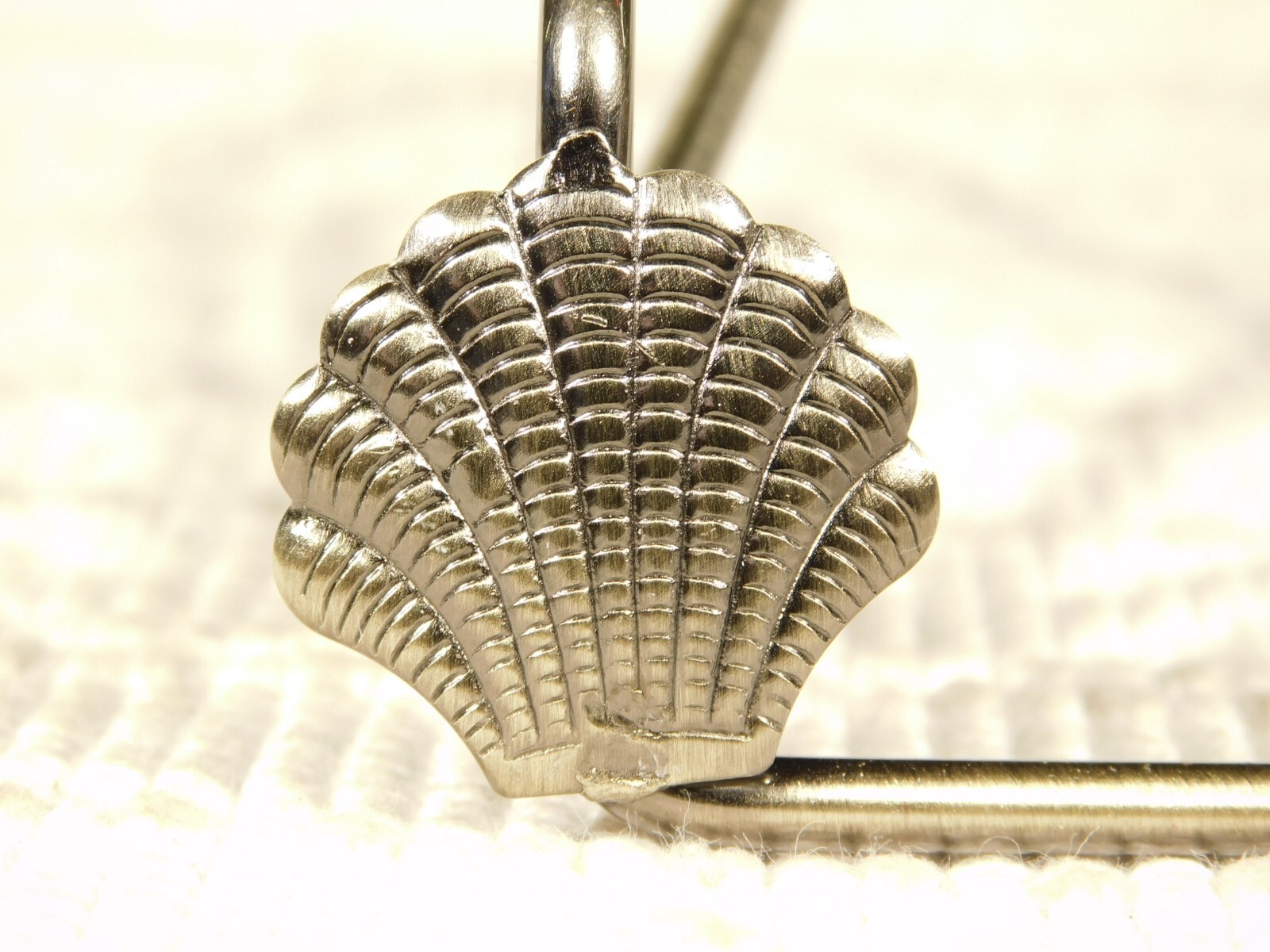 Easel Display Stand Metal Medium Size Adjustable Sea Shell Design