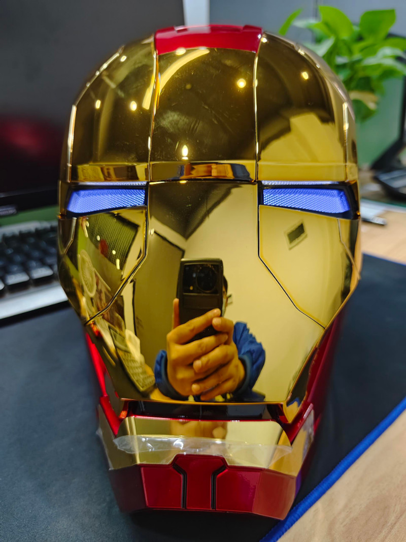 AUTOKING Iron Man MK5 Helmet Wearable VoiceControl Mask & Base Cosplay Prop Gift