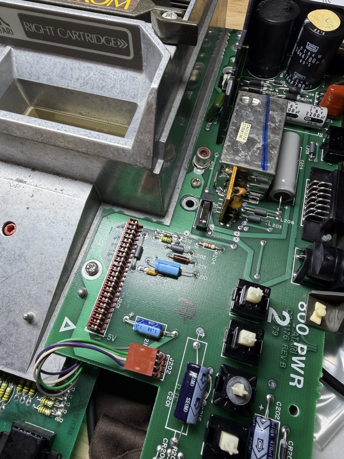 Atari 800 Motherboard, Very Clean Tested Working, No Carts Included