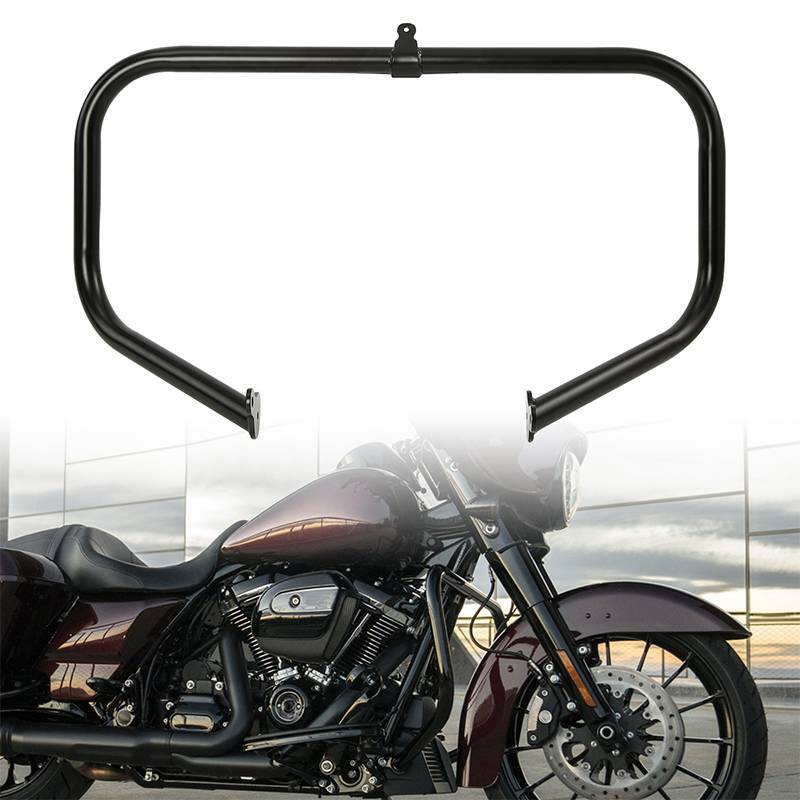 Black Engine Guard Highway Crash Bar Fit For Harley Touring Ultra Limited 09-23