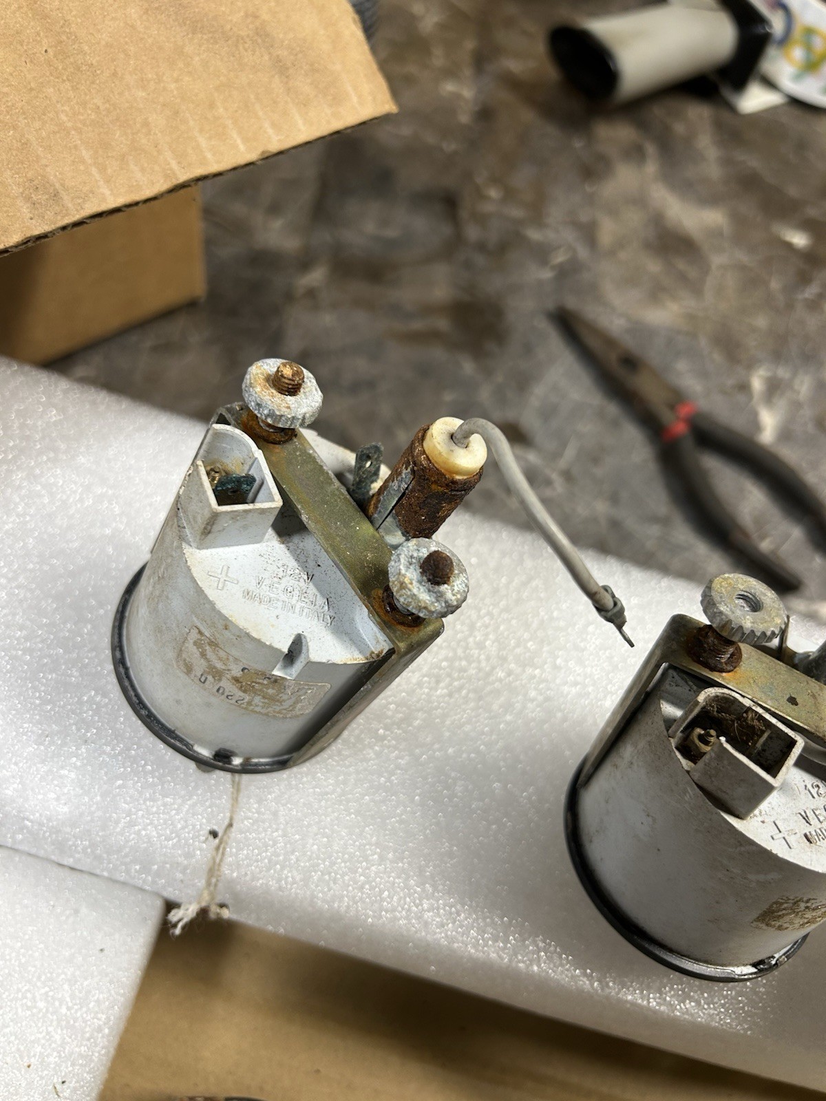 Original 1970 1971 1974 Ferrari 246 Dino Veglia Borletti Elettronico Clock Gauge