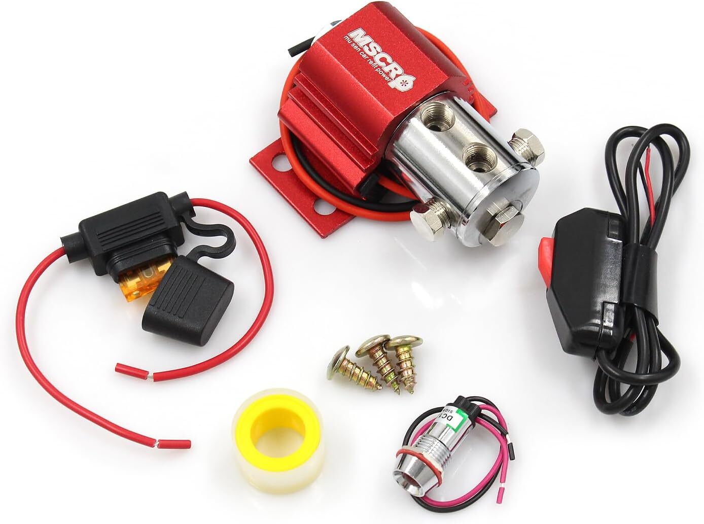 Front Brake Line Lock Kit Heavy Duty Type Roll Control Hill Holder Kit (Red)