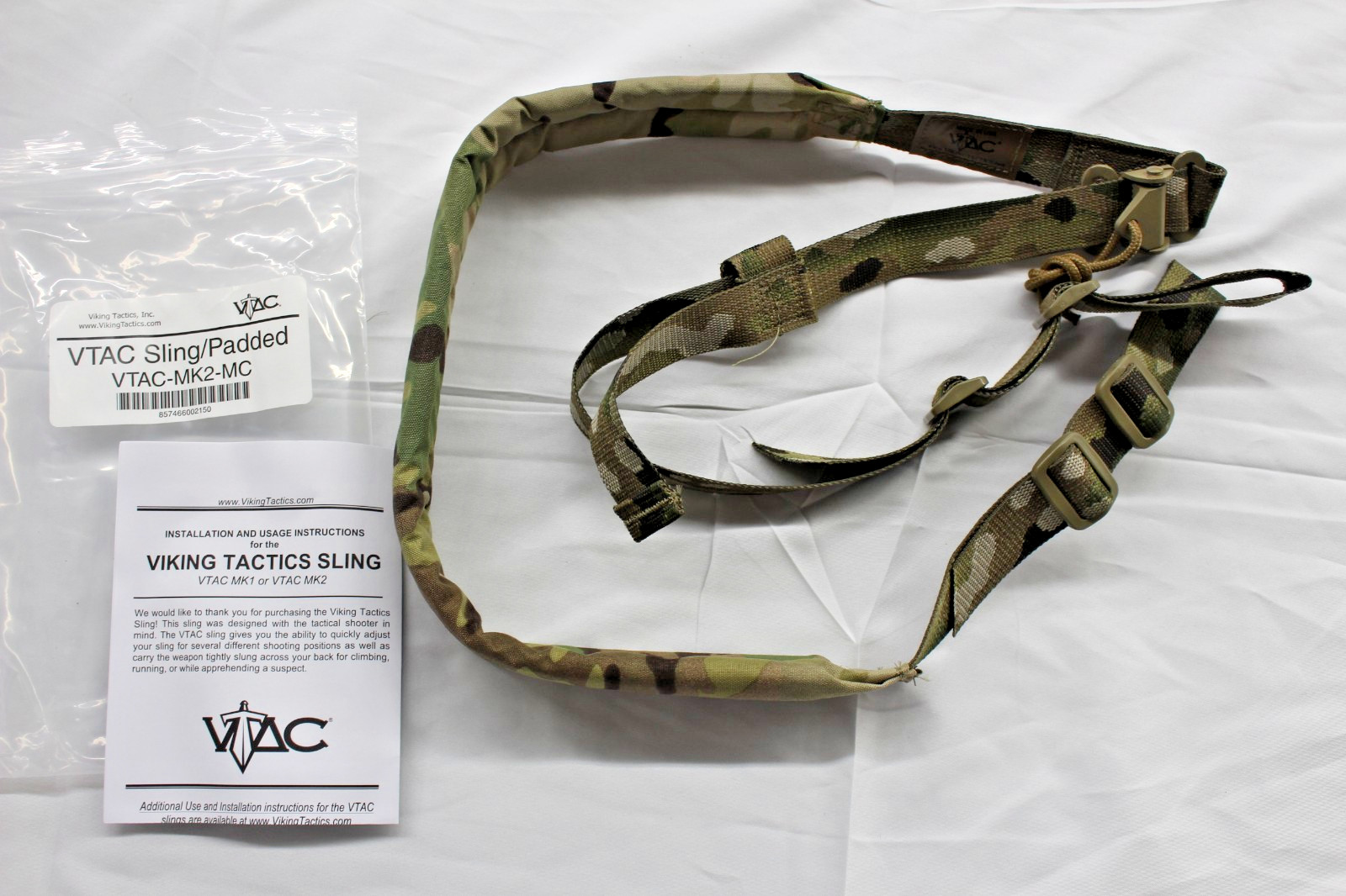 VIKING TACTICS VTAC 2 POINT SLING VTAC-MK2-MC - MULTICAM