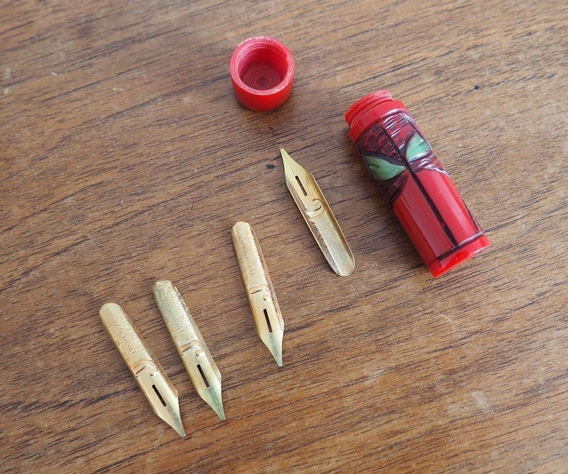 Cubism. Antique French Art Deco Bakelite Writing Set, C .1920