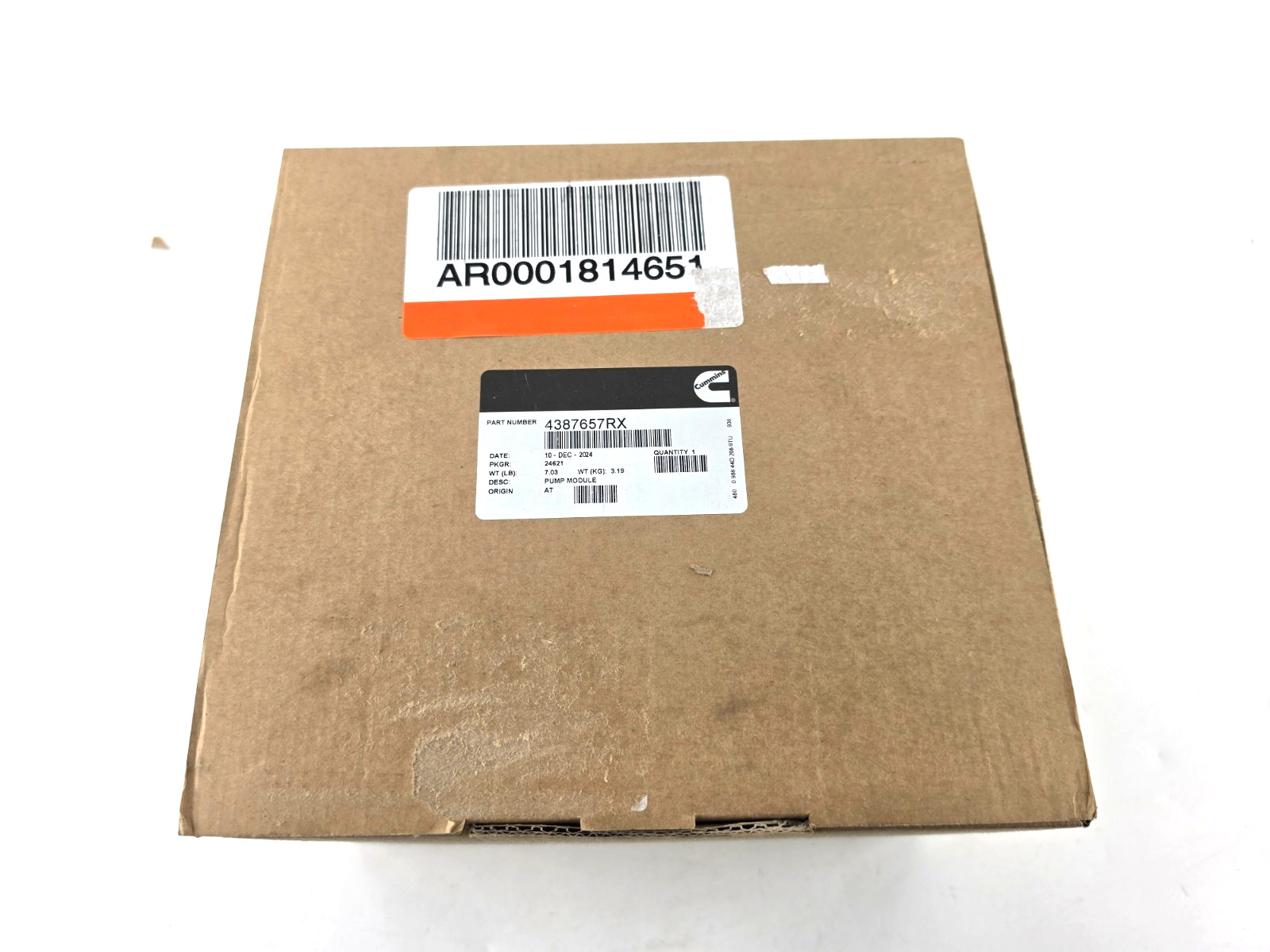 Genuine Cummins Doser Pump 4387657RX ISX ISB ISC 12V Denoxtronic 2.2 4387304RX