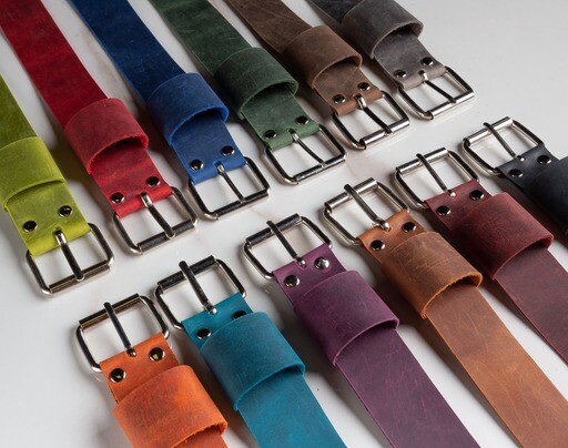 Genuine Leather Luggage Rack Straps Trunk rack straps for Classic Cars, Camel