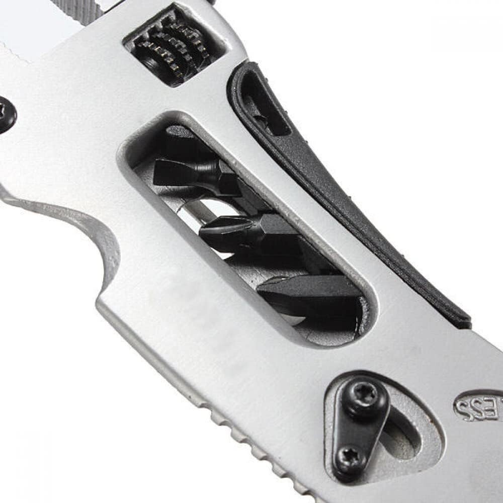 New Multi Tool Set Adjustable Wrench Jaw Screwdriver Pliers Knife Survival Gear
