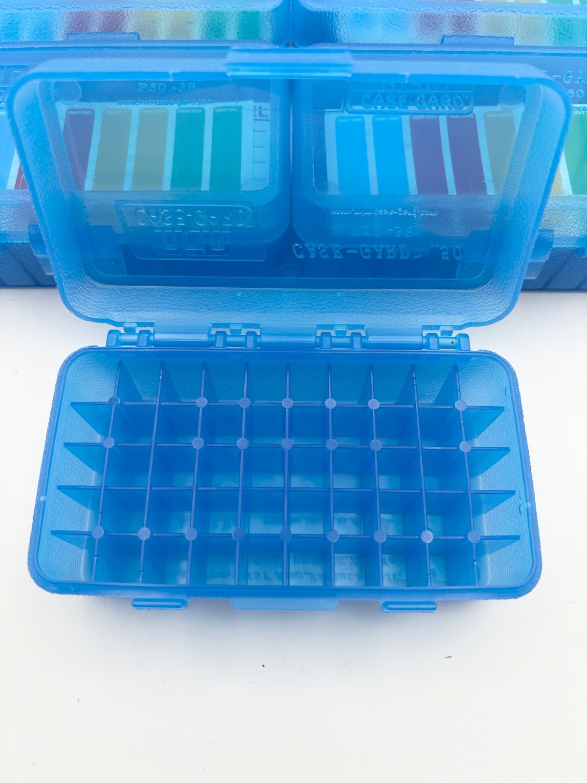 MTM P50-38 Flip-Top 50 Round Ammo Box Set for .38 Special / .357 Magnum (5 pack)