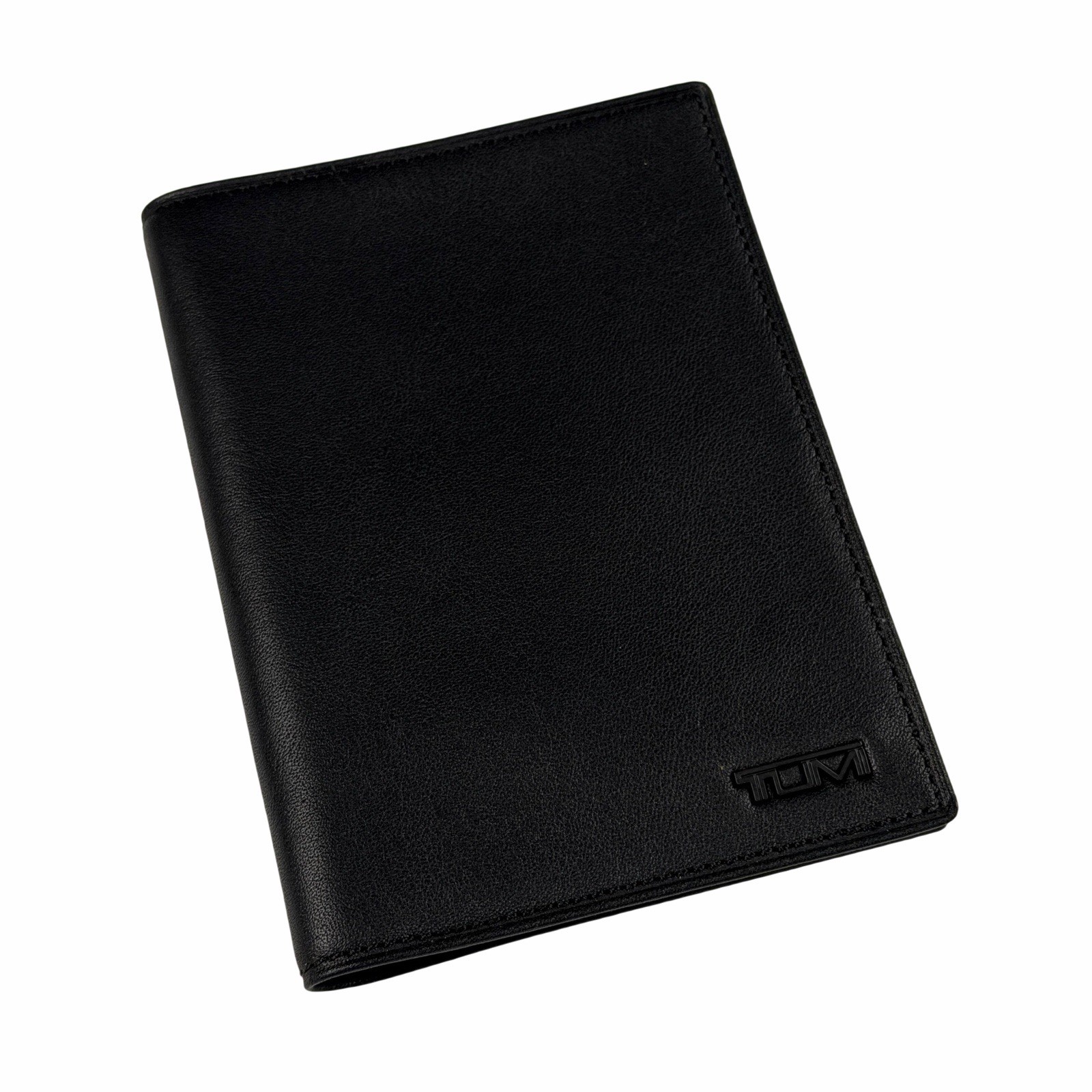NEW - Tumi Passport Holder Organizer Black Leather - Avis chairman’s Club