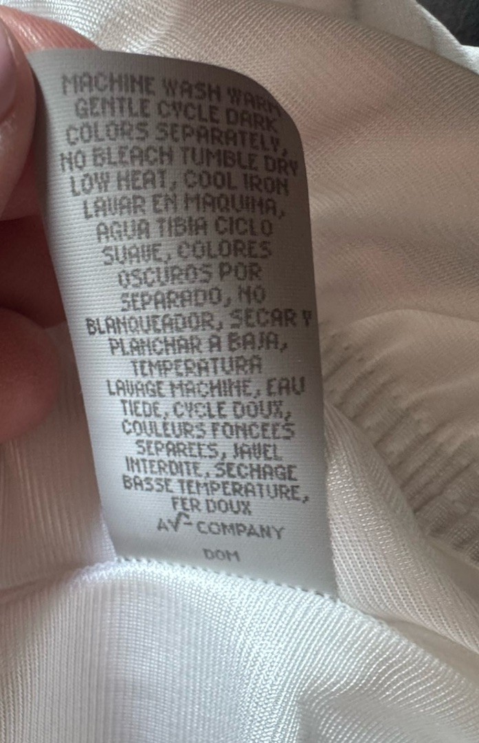 Vassarette White Lace Nylon Half Slip Sz XL 26” Grunge Goth Y2K Pinup Lingerie