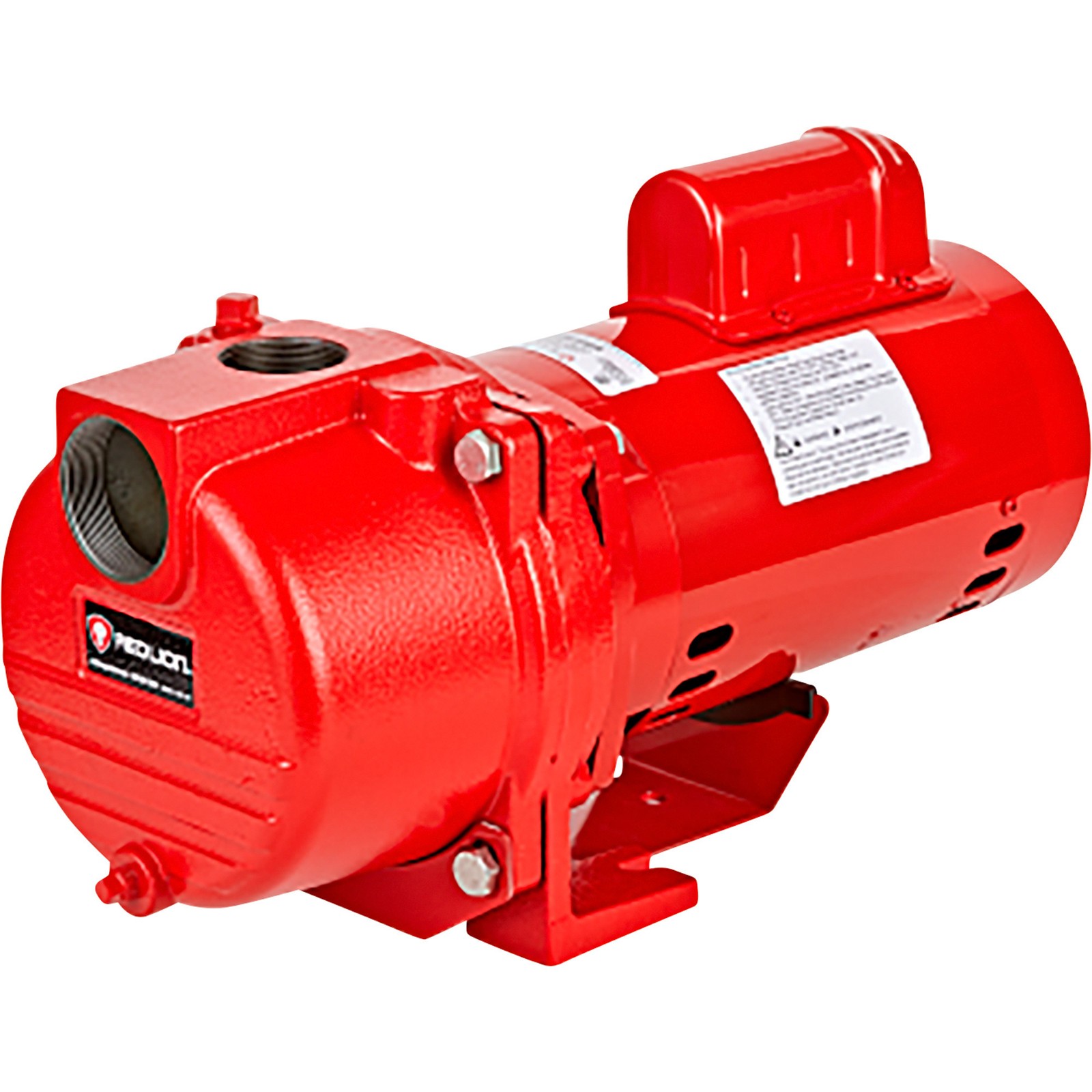 Red Lion Cast Iron Sprinkler Pump, 4560 GPH, 2 HP, 2in. and 1 1/2in. Ports,