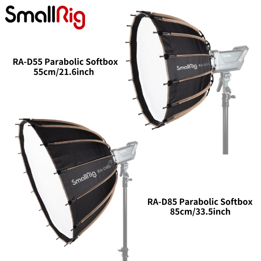 SmallRig 21.6" 55CM/33.5" 85CM Parabolic Softbox for RC 120D COB Video Light