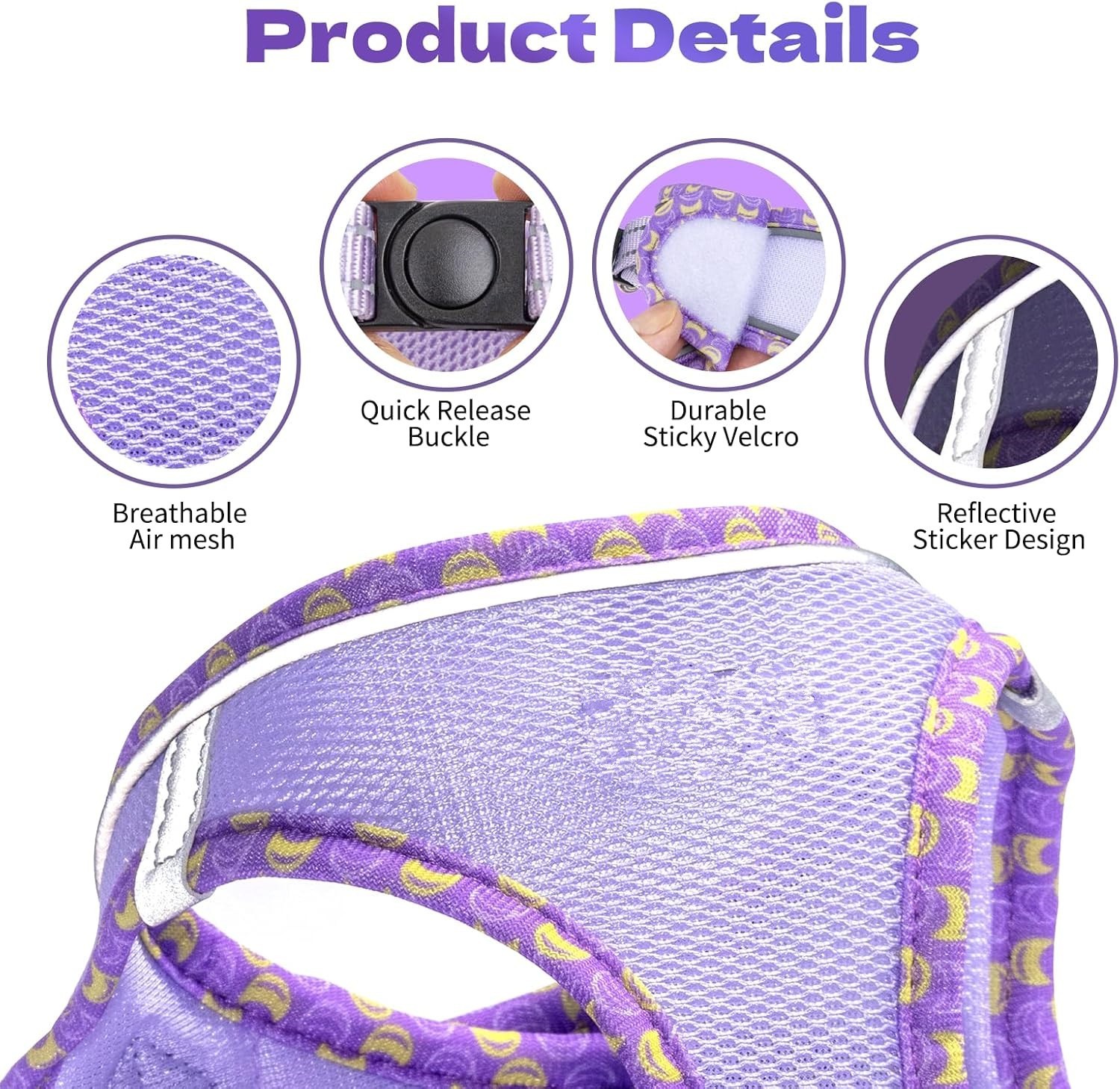 Cat Harness and Leash Set, Escape Proof Kitten Harness (Pink,Chest:14"-15.5")