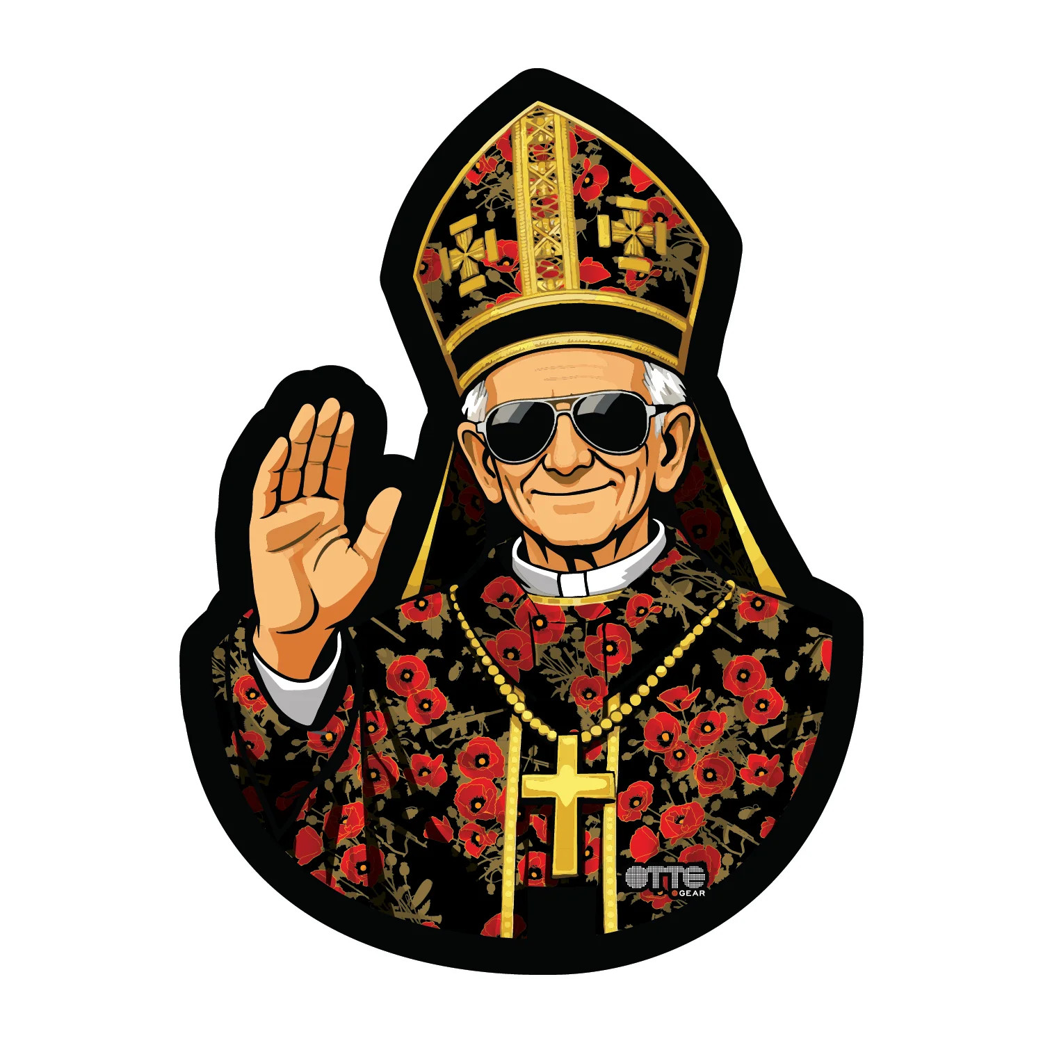 OTTE GEAR 2026 SHOT SHOW BLESSED DRIP PATCH HOOK BACKING POPE POPPIES OF WAR