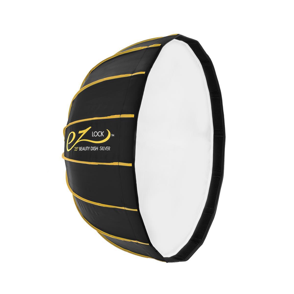Glow EZ Lock Collapsible Silver Beauty Dish (25") #EZ-BD-25S