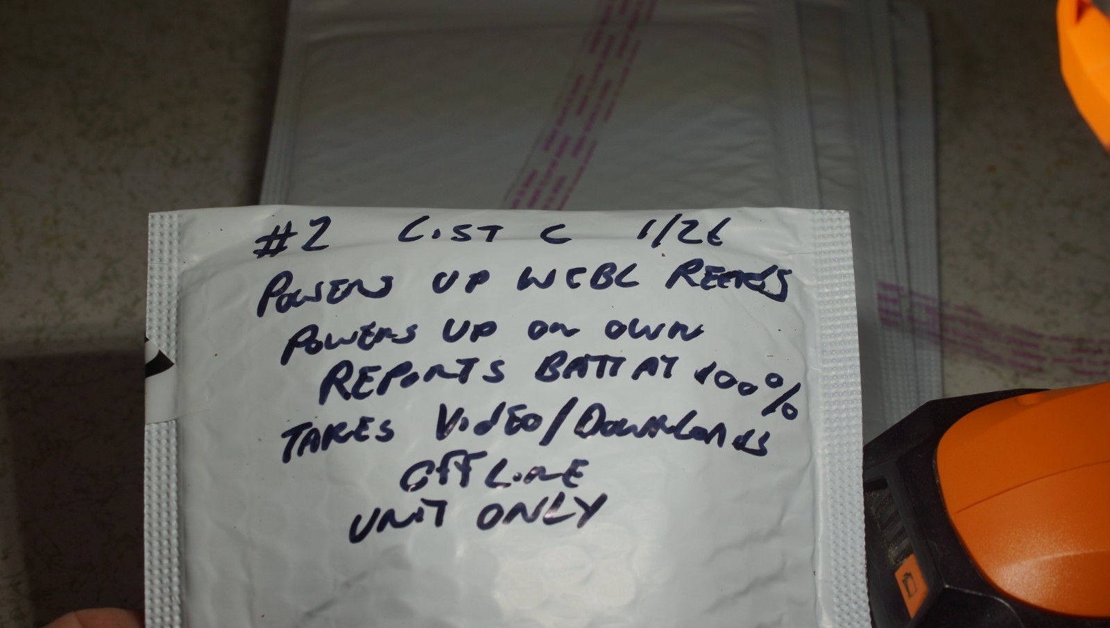 AXON 2 BWC BODY WORN CAMERA OFFLINE LIST C 1/26