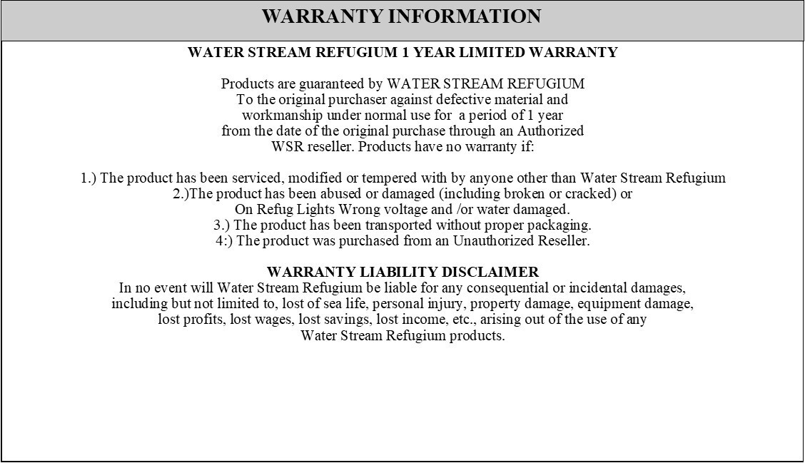Refugium, WSR-Mini Fuge-100 Hang on Refugium System W/Pump and LED Light