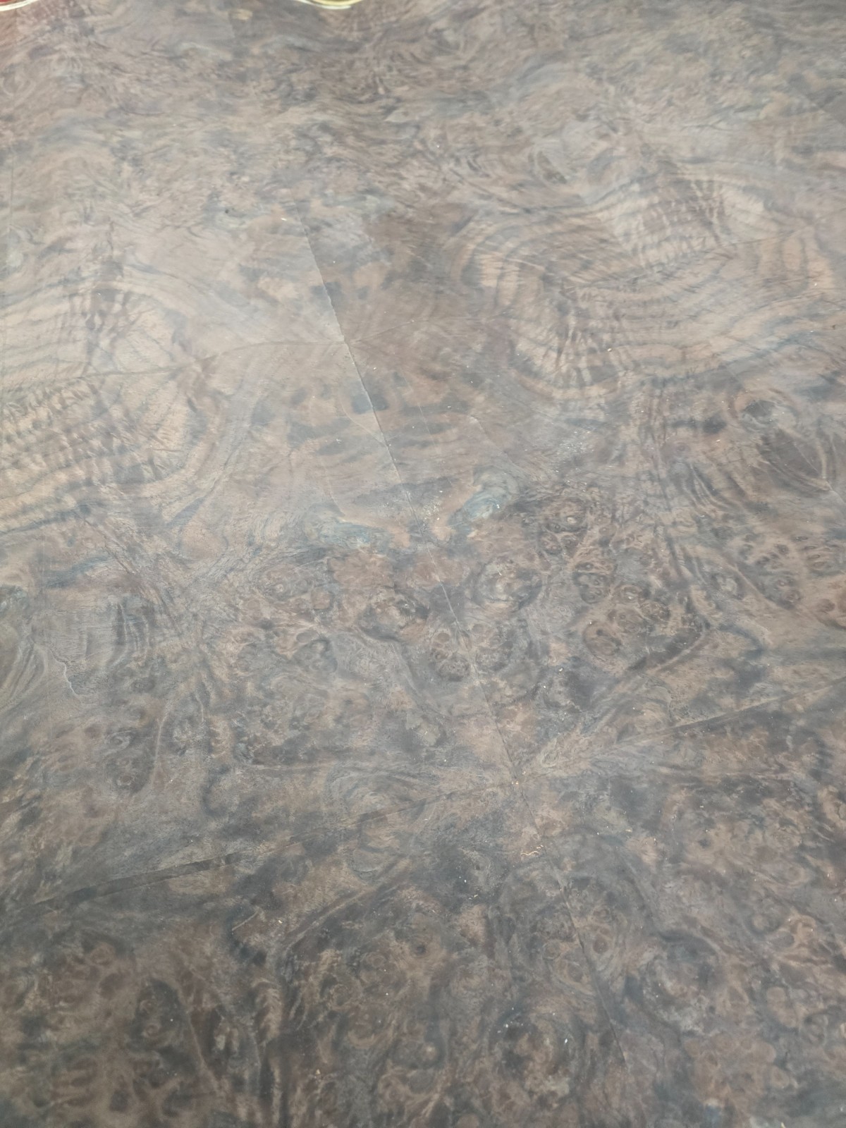 Walnut Burl composite wood veneer sheet 48" x 96" with paper backer 1/40" # 1215