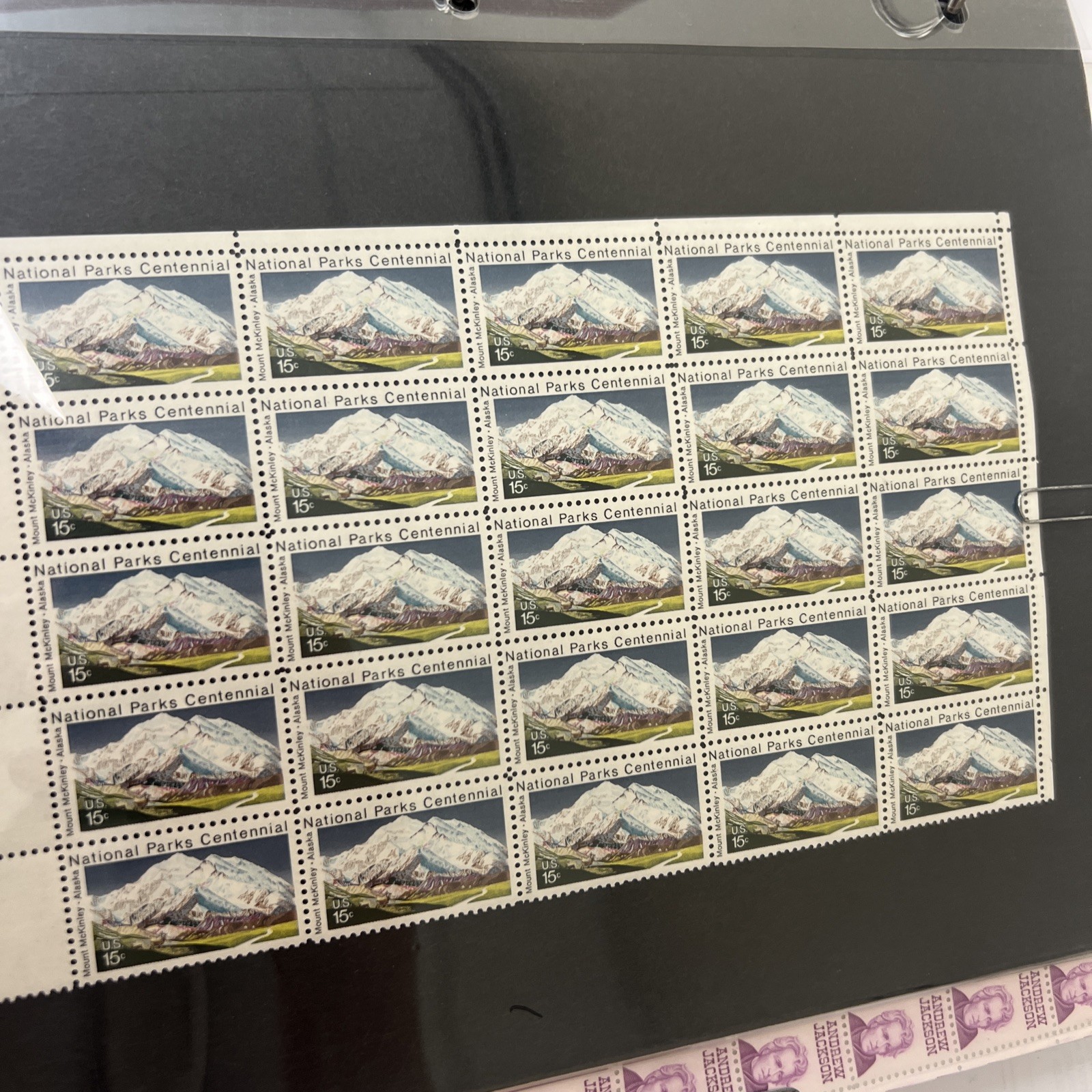 HUGE Unsearched Binder Of New and Used Stamps Vintage US And Overseas Make Offer