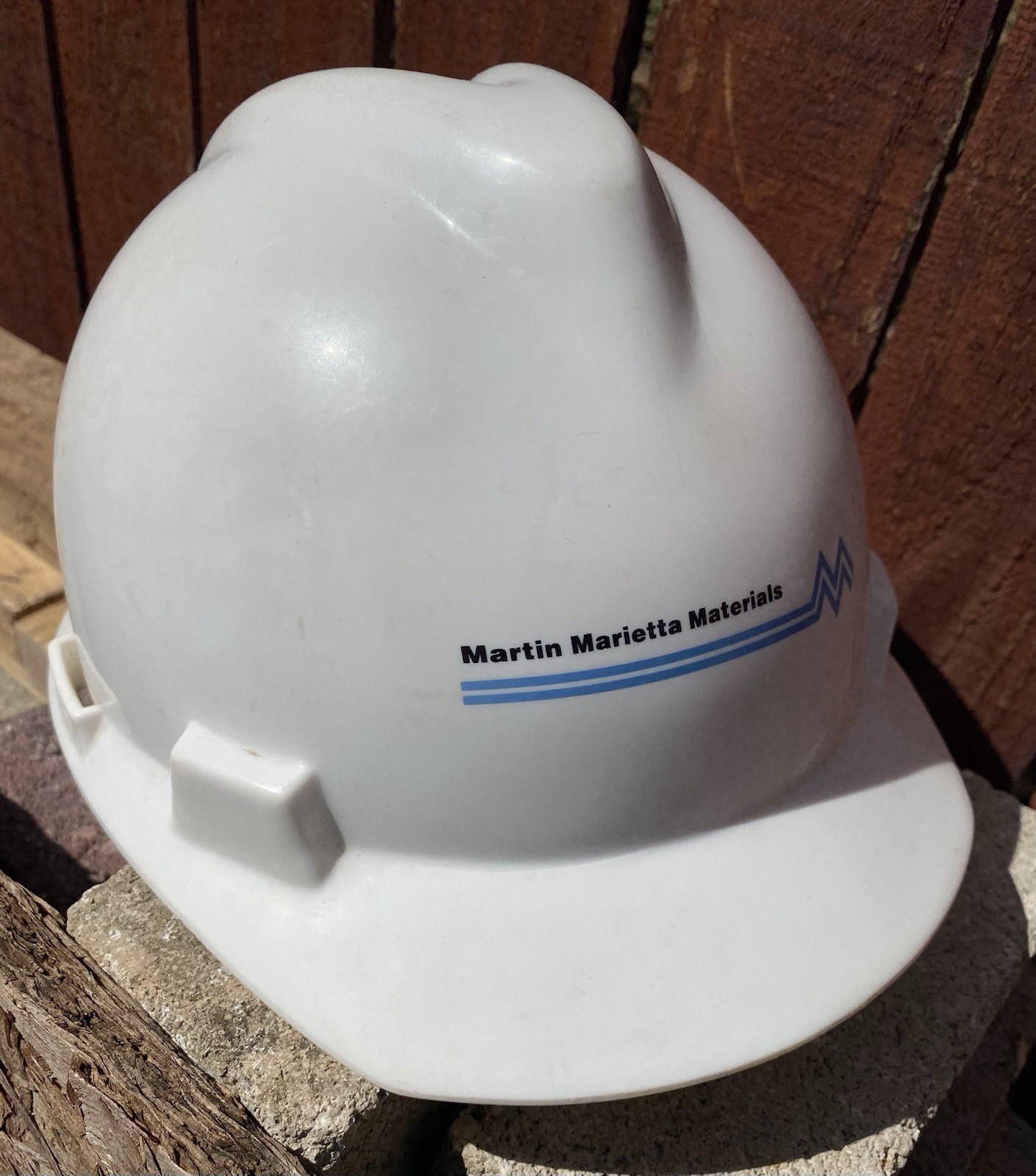 Martin Marietta White Hard Hat Medium