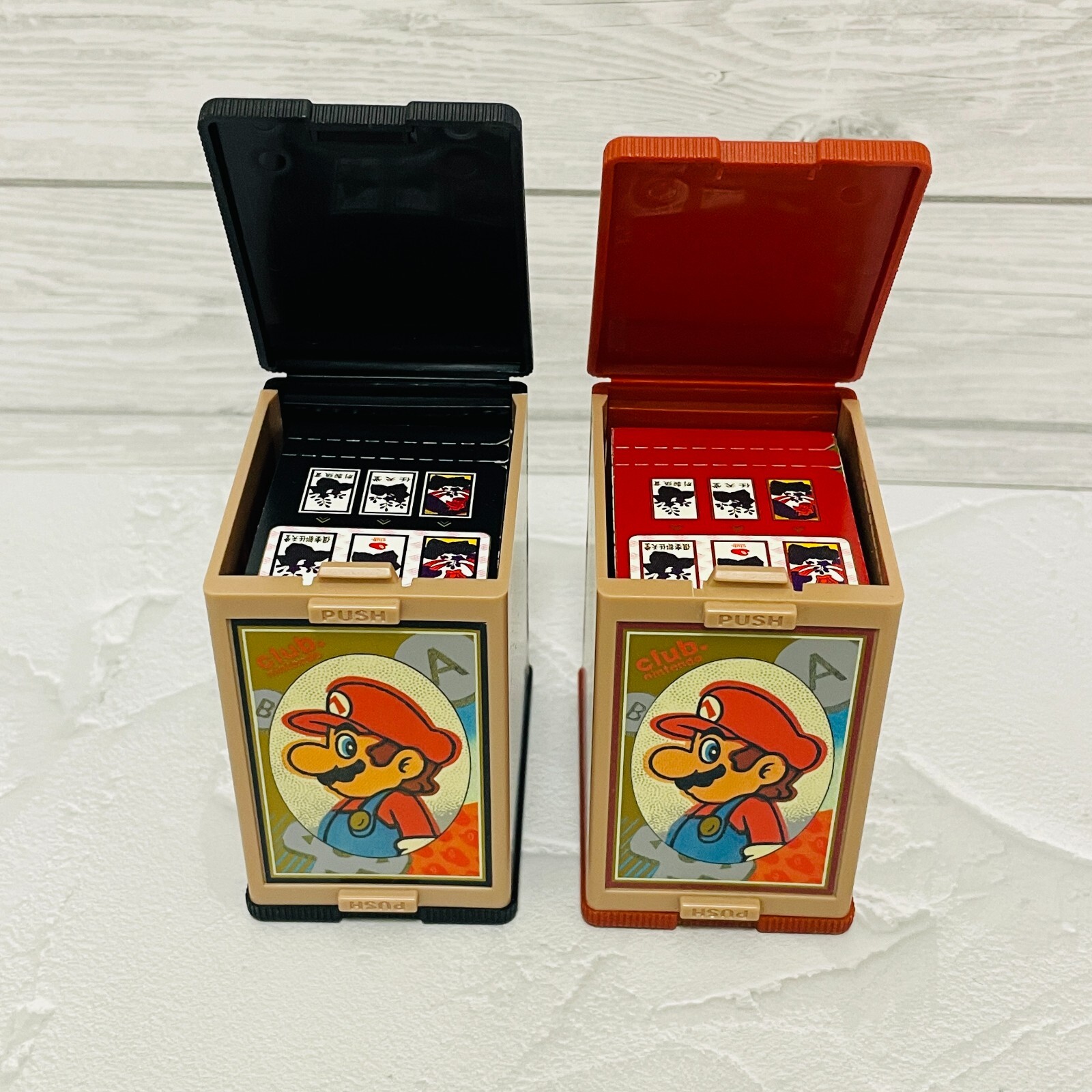 Club Nintendo Limited Super Mario Hanafuda Playing Cards Red & Back Set Unopened
