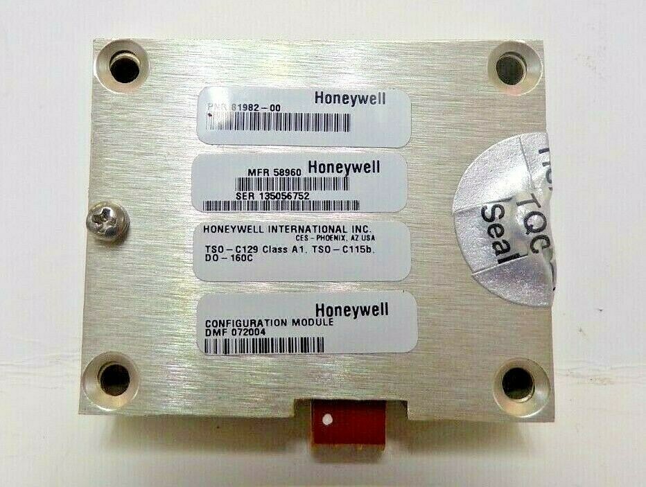 HONEYWELL CONFIGURATION MODULE 81982-00 , TSO-C129 CLASS A1