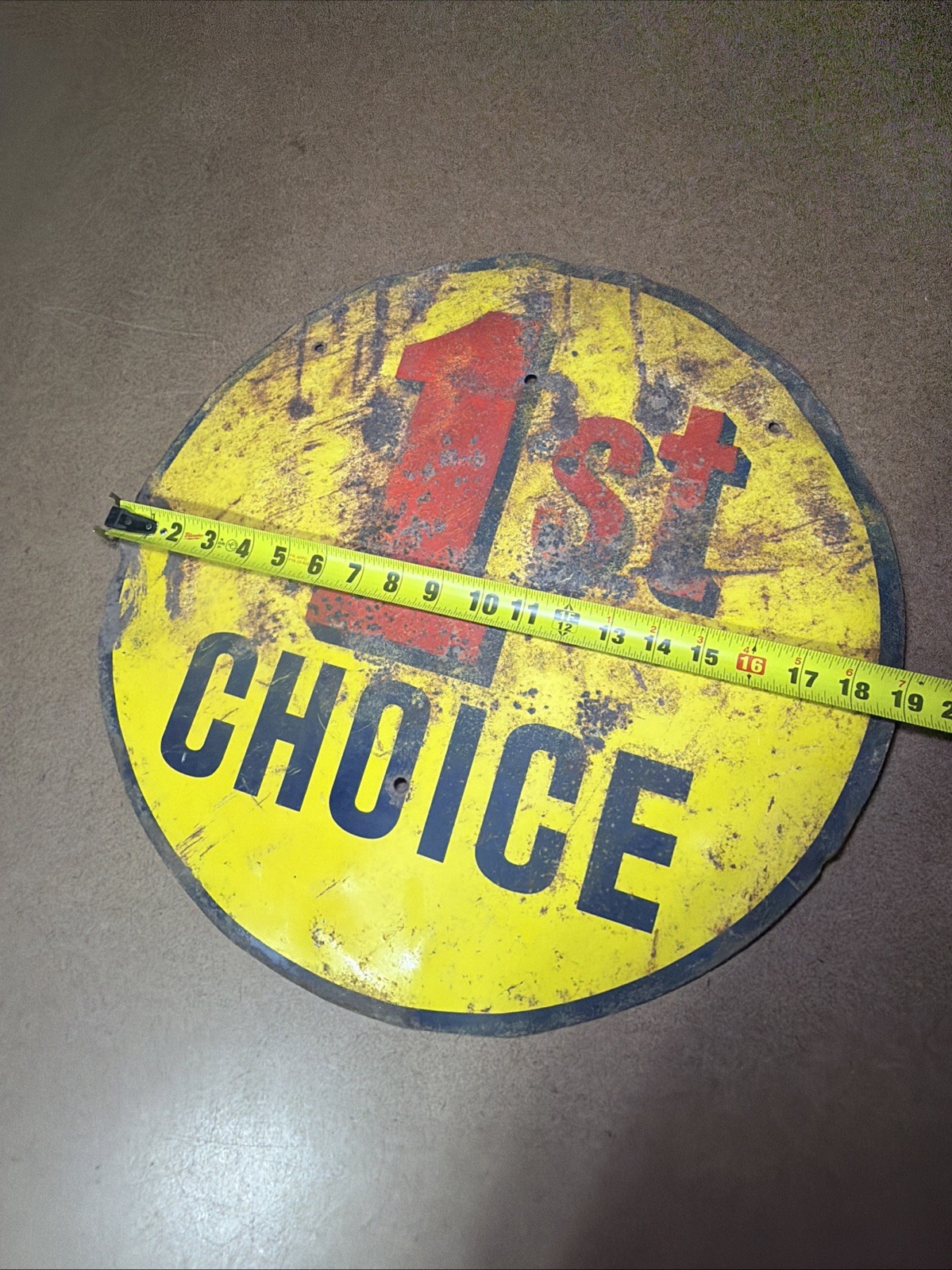 VTG RARE Dodge 1st Choice Metal Sign 19” Mopar USA, Man Cave/She Shed HTF WOW!