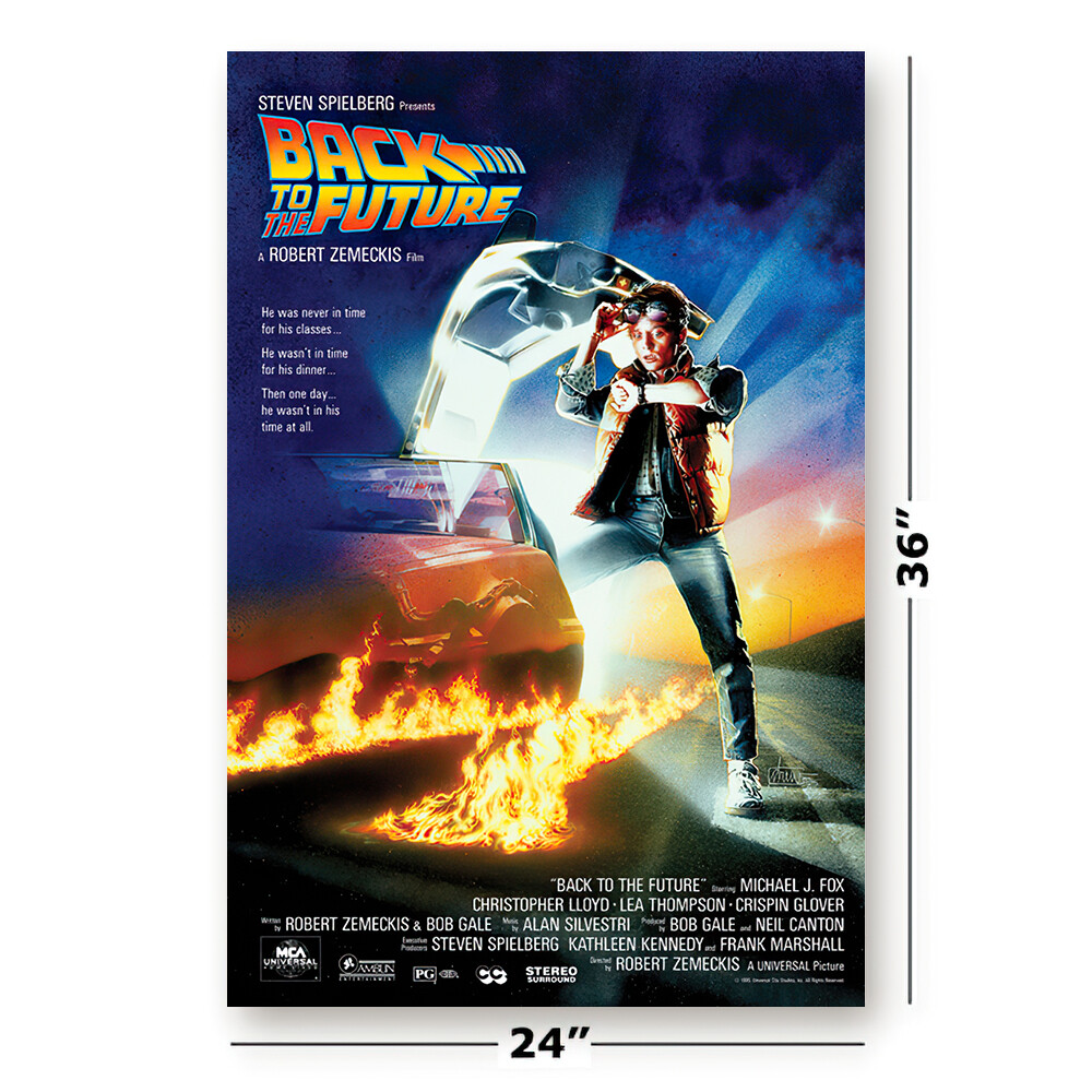 BACK TO THE FUTURE I, II & III - MOVIE POSTER SET (REGULARS) (SIZE: 24" x 36")