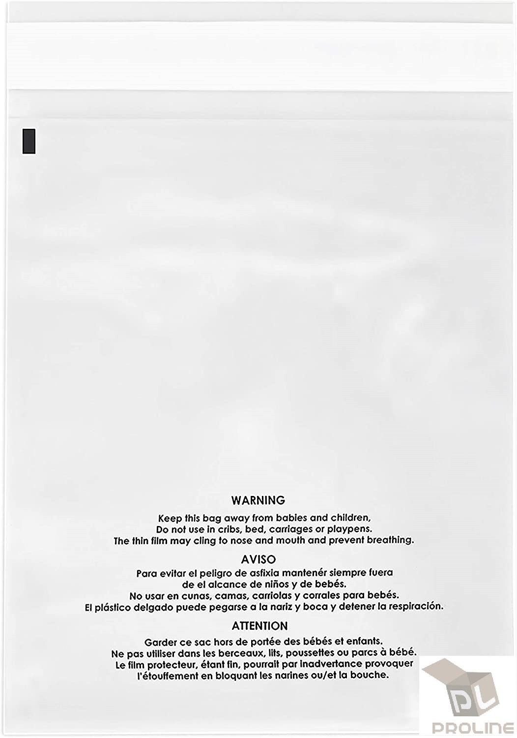 Pick Size & Quantity Resealable Suffocation Warning Poly Bags Mailers Amazon FBA