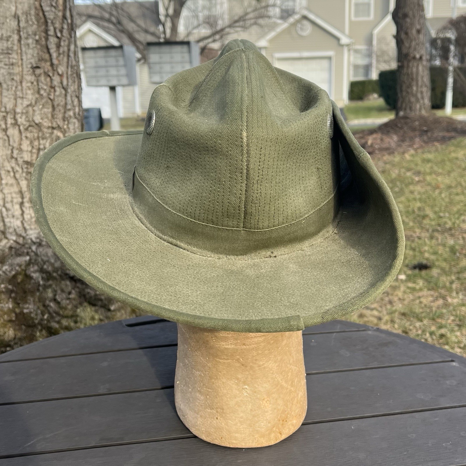 Vietnam War Theatre Made Cowboy Boonie Hat Size Medium