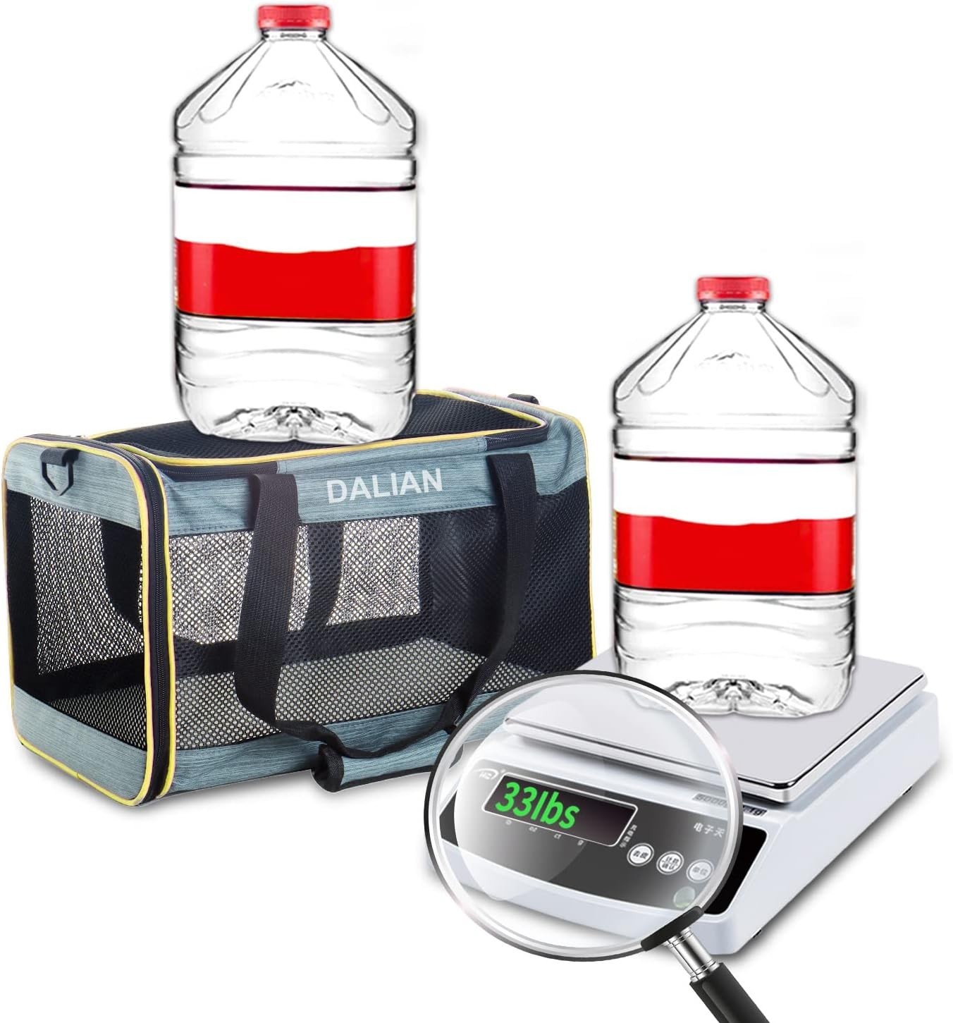 Cat Carrier Airline Approved Pet Carrier Dog Carrier Soft-Sided Pet Travel Carri