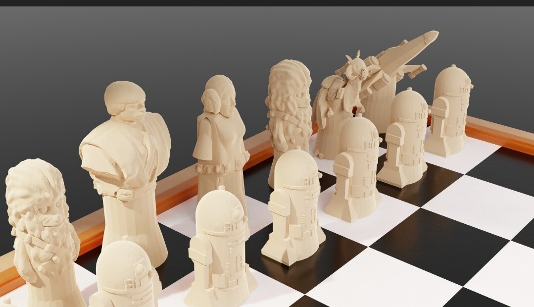 Star Wars Chess Set Remastered