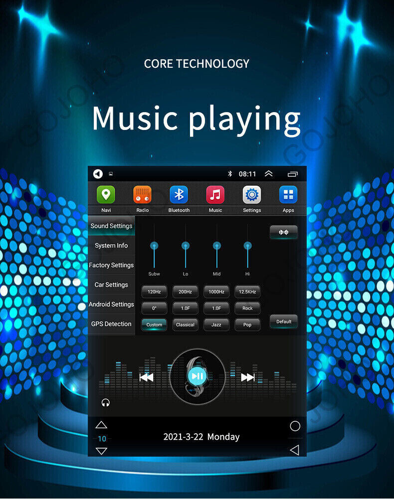 64GB Tesla style For Chevrolet Malibu Radio 2012 Car Stereo Android appleCarplay