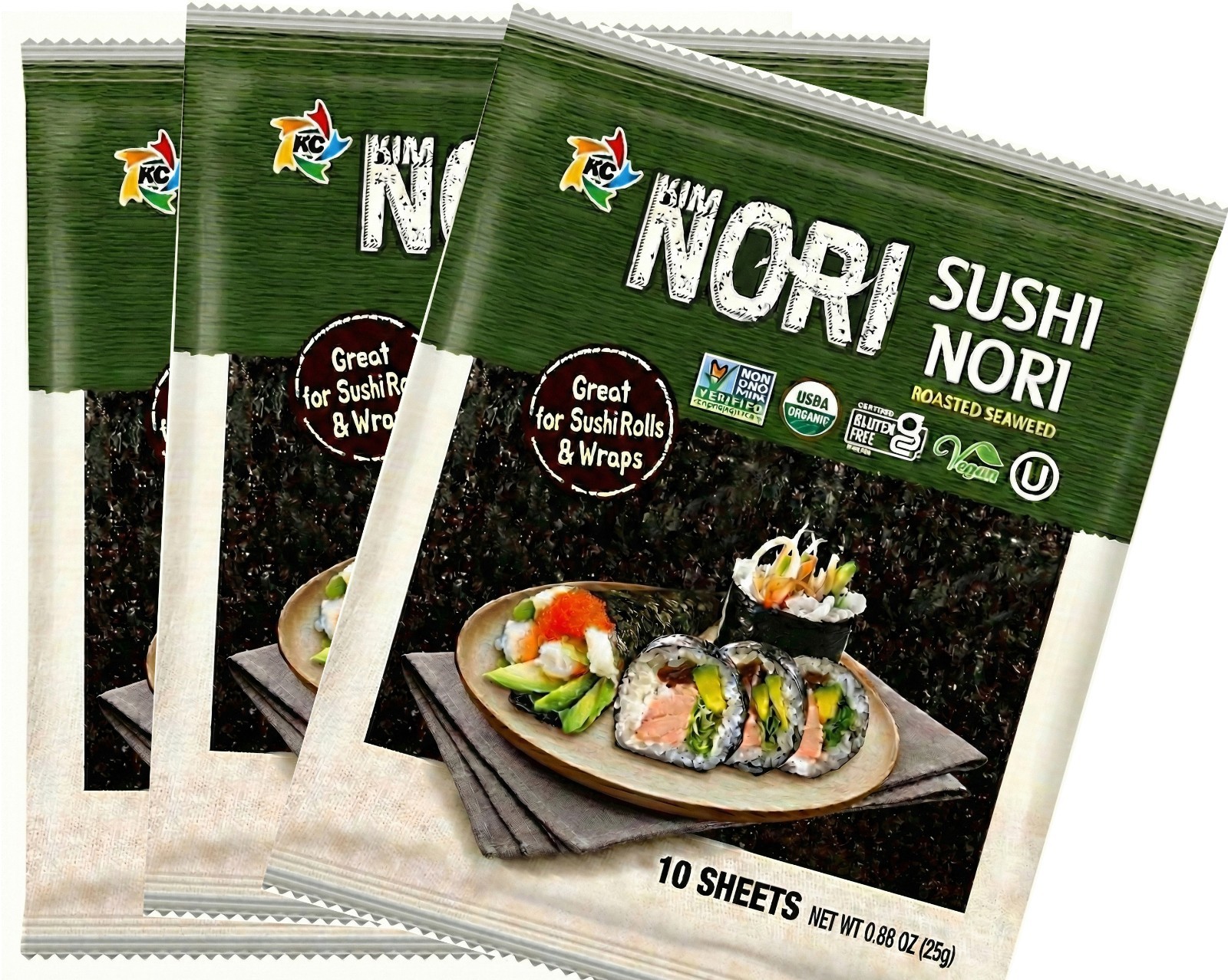Roasted Seaweed Sushi Nori 25g, 30 sheets