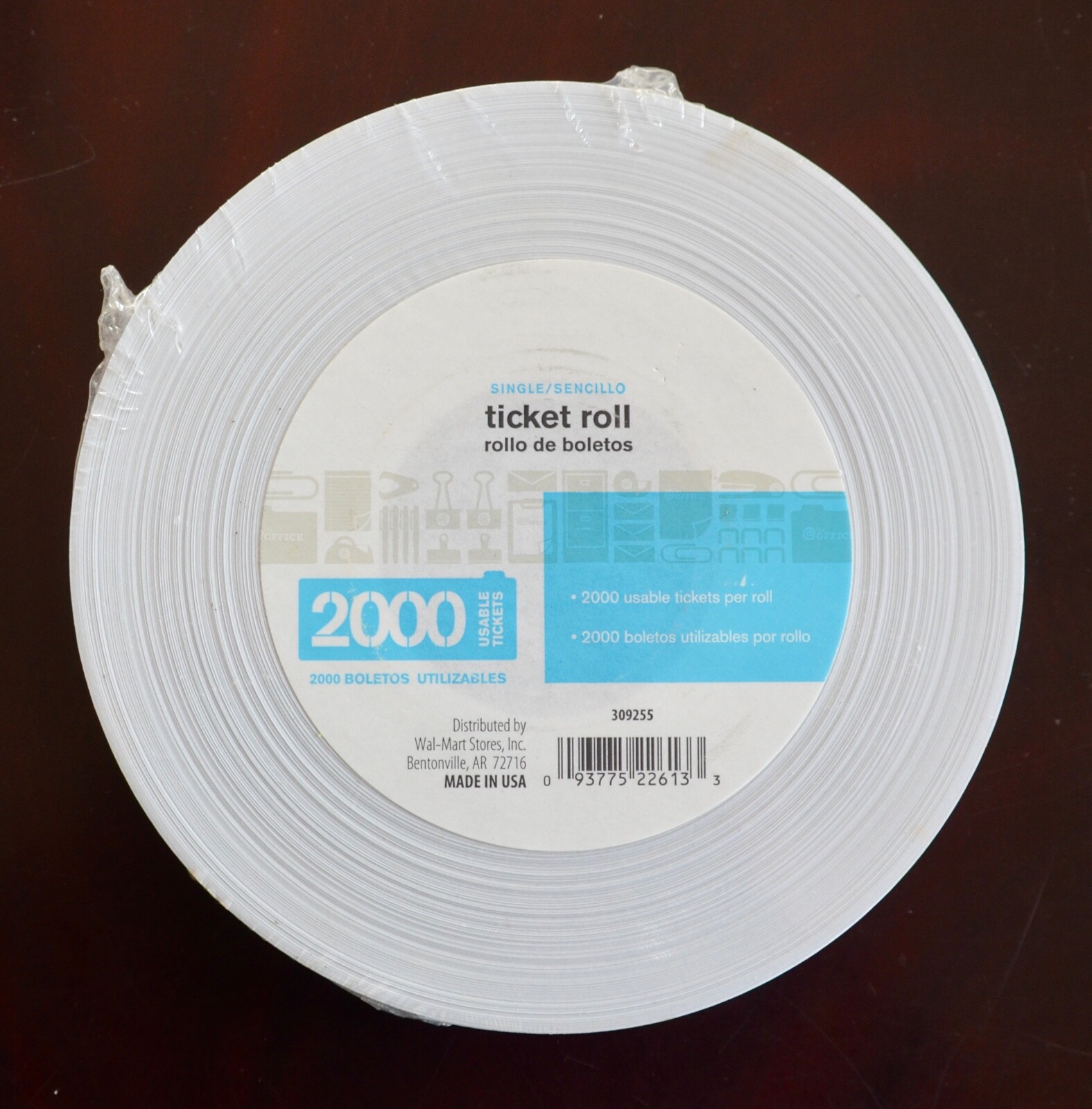 ROLL OF ADMIT ONE NUMBERED TICKETS - 2000 - SEALED