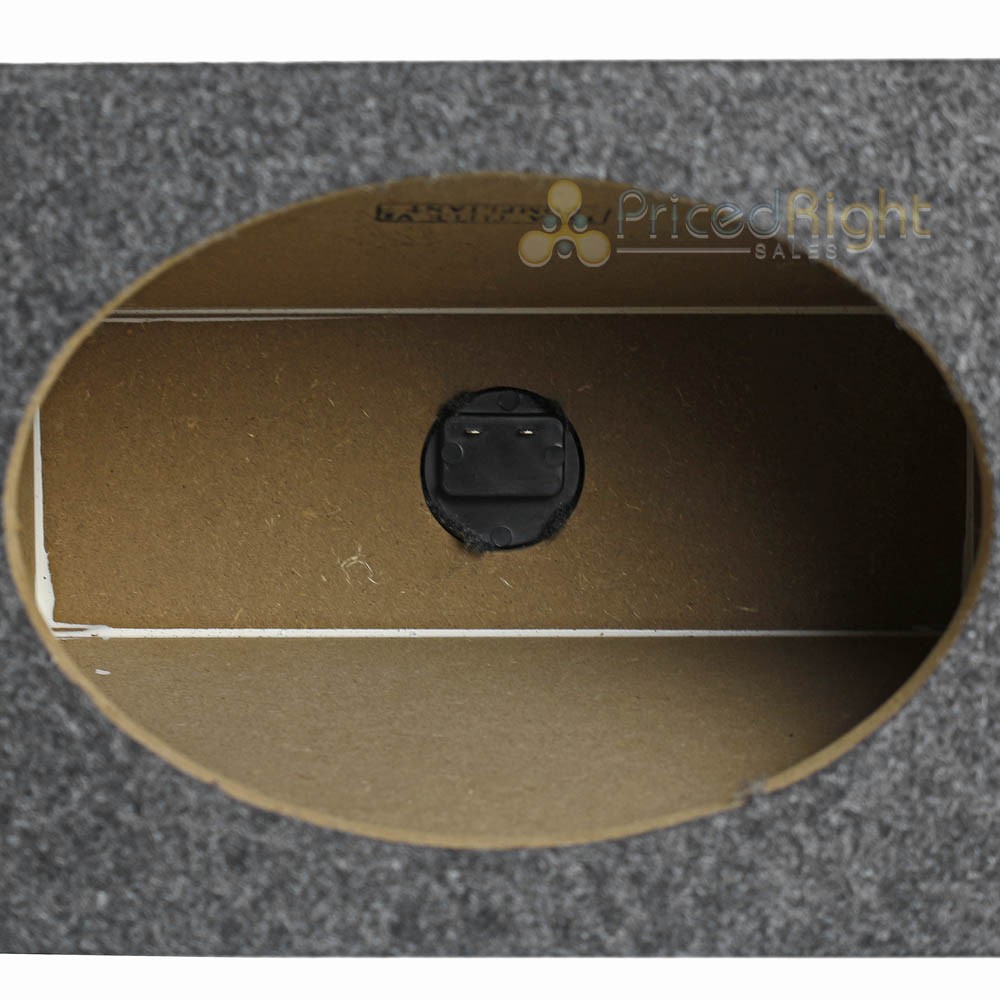 6x9" Speaker Box Enclosure 4 Four Hole High Quality MDF and Carpet Construction