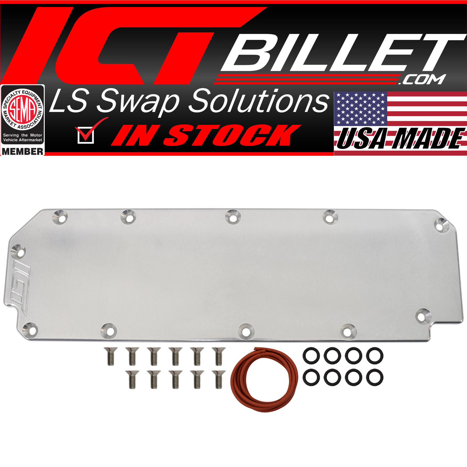 Gen V LT1 2014 to 2018 Direct Injection Valley Pan Cover LT ICT Billet