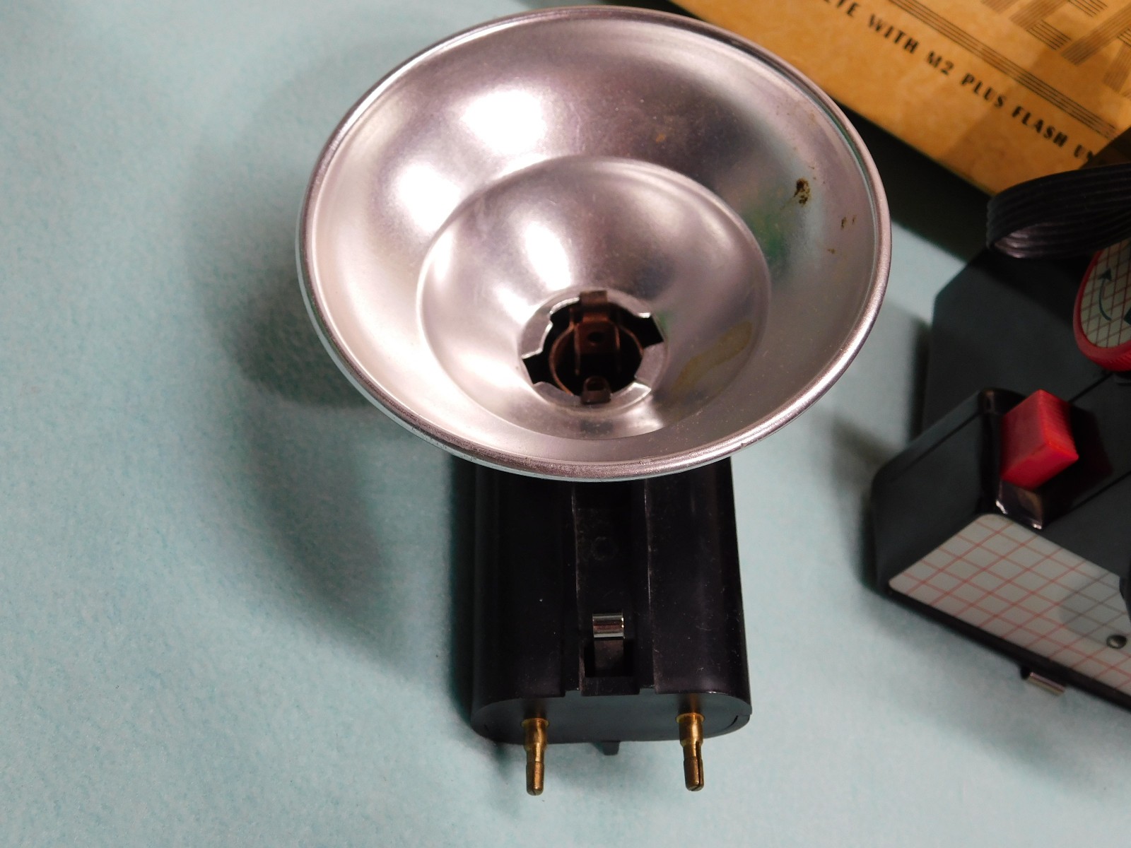 1950s Official Girl Scout Camera With M2 Plus Flash. Cat. No. 821 W/Box. RARE