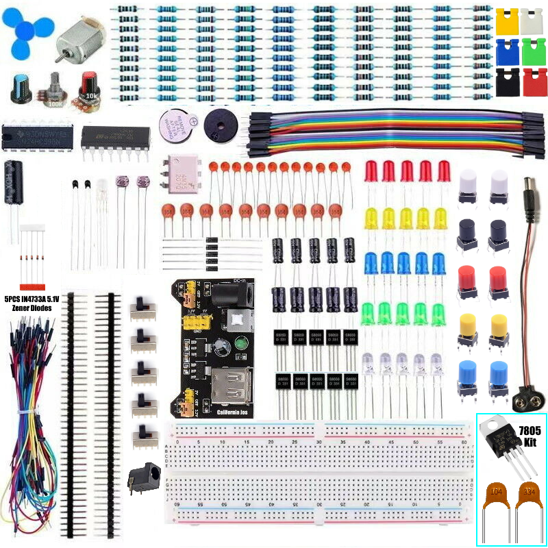 New Solderless Breadboard Protoboard 830 Tie Point MB-102 Test Circuit PCB Kits