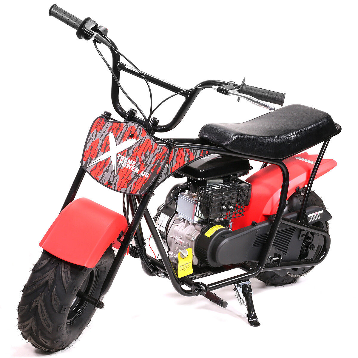 XtremepowerUS 99cc Mini Dirt Bike Gas-Powered 4 Stroke Pocket Bike Pit Red