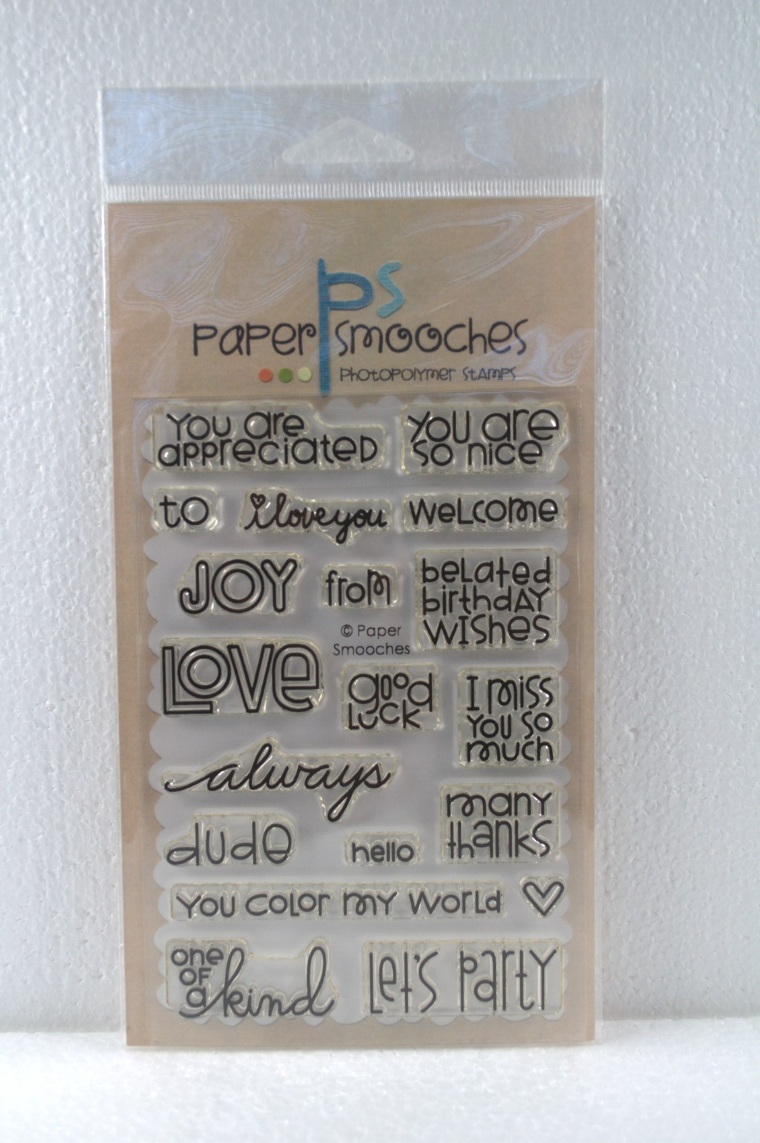 24 Different PAPER SMOOCHES Clear Stamps - YOU PICK! - NEW