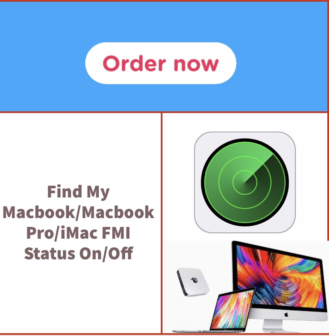 Check Find My Macbook/ Macbook Pro/ iMac FMI Status On/Off