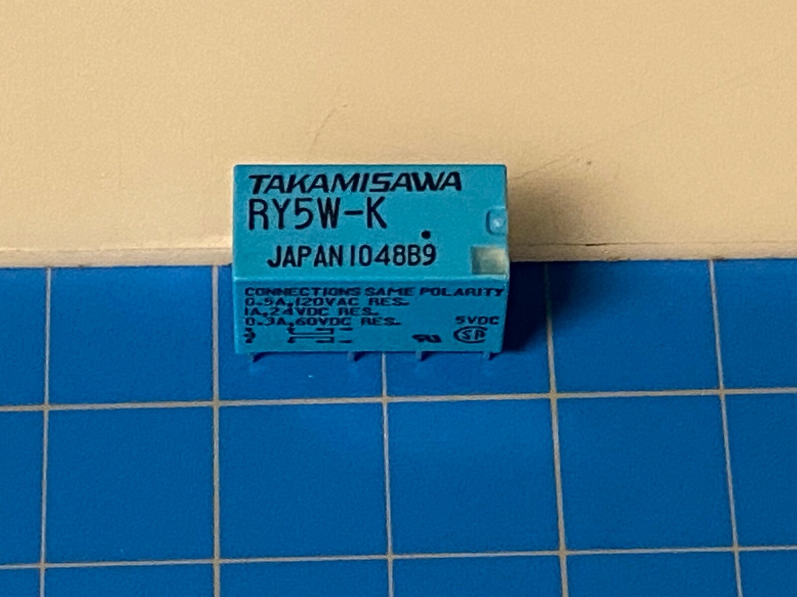 RY5W-K 5V DPDT Signal Relay For Audio 5VDC Miniature FAST SHIP FROM US ADDRESS