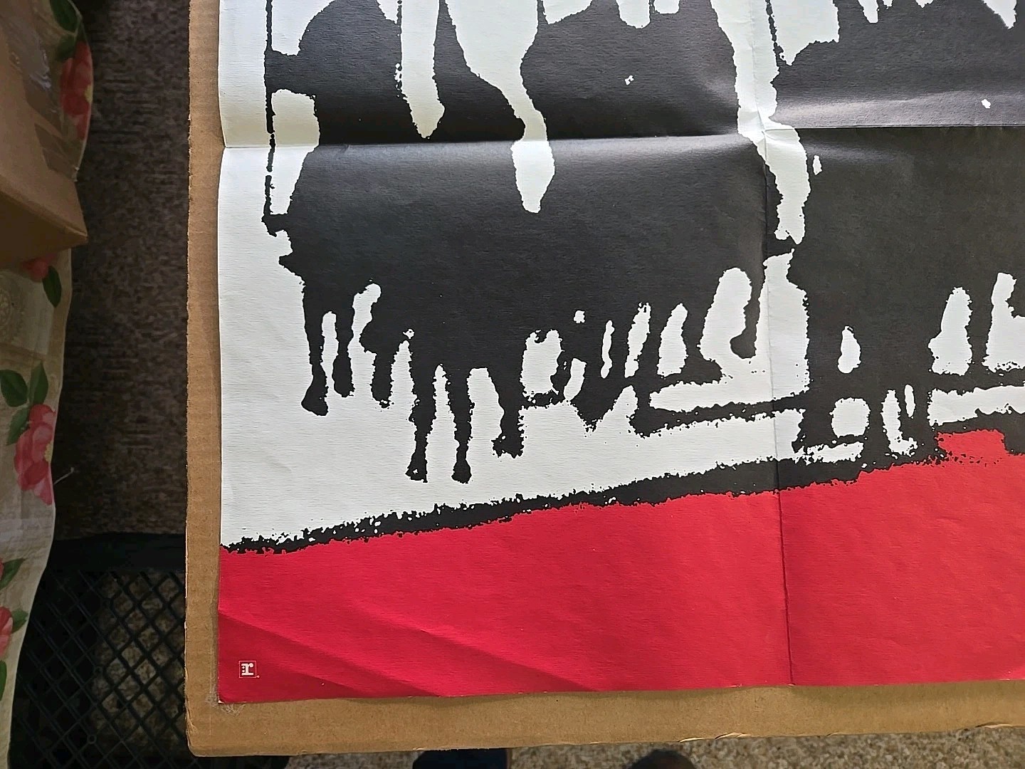 Neil Young Journey Through The Past Vintage Promo Poster 1972 - VG++