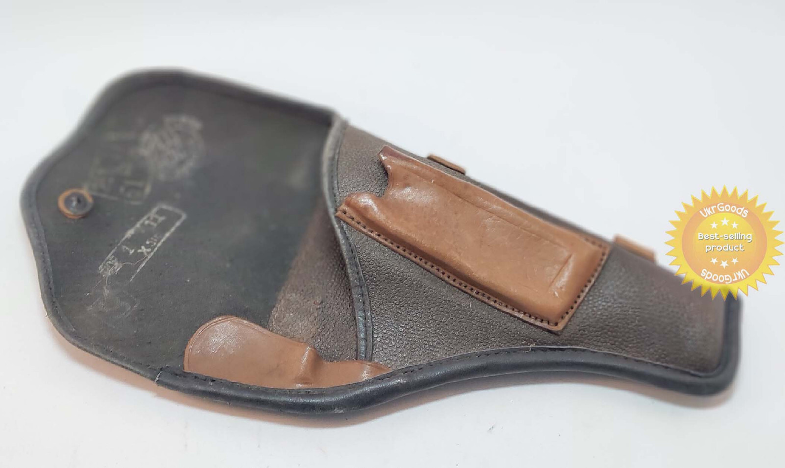 TT Gun Tokarev Holster 1950 year Original USSR Soviet Army Leather Tarpaulin