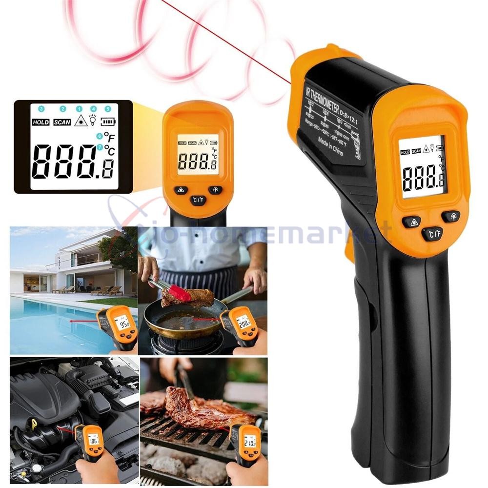 Digital Infrared Thermometer Temperature Gun Laser IR Cooking -50°C-550°C US