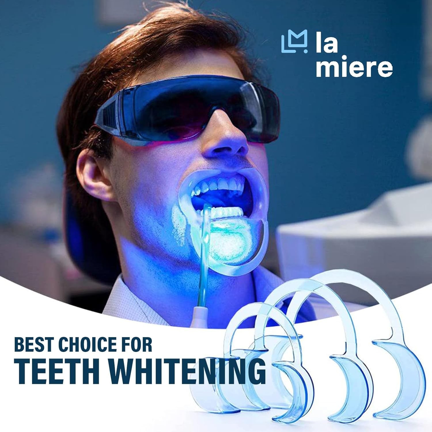 Retractor de Mejillas Dental Abre Bocas Autoclavable en Forma de C para Dental